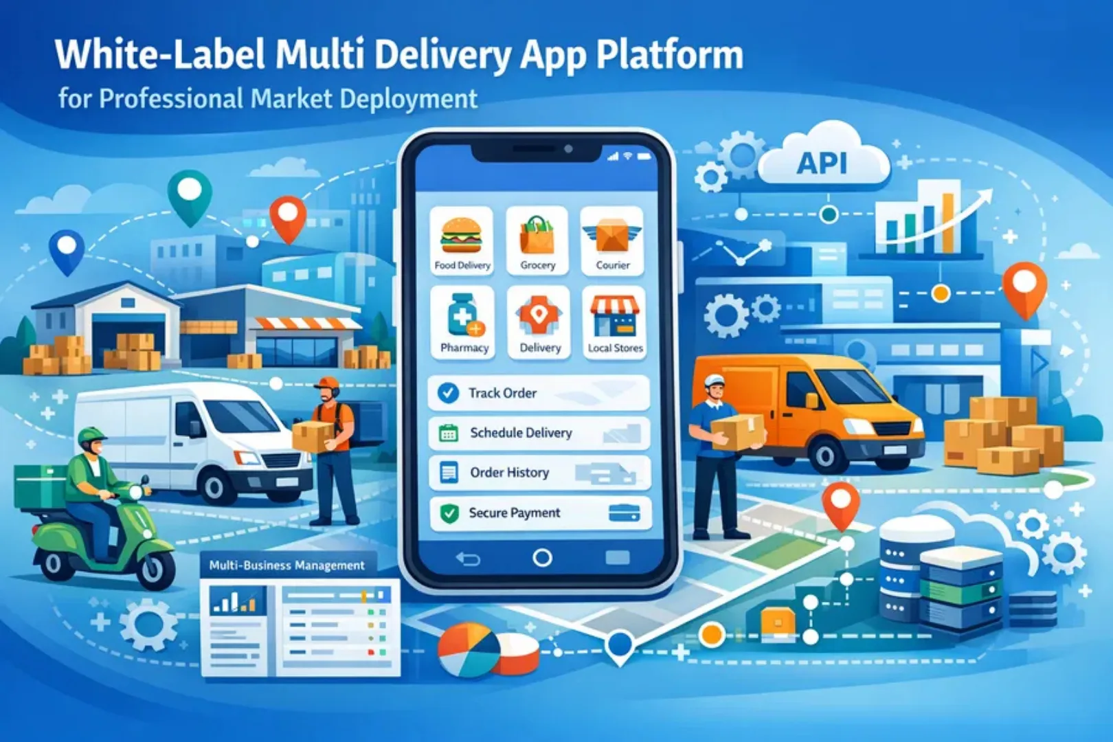 whitelabel multi delivery app platform